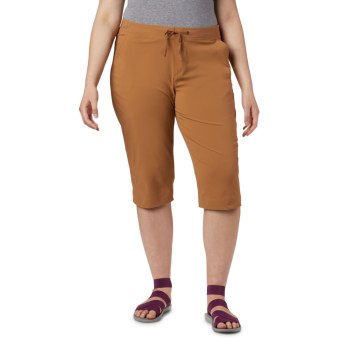 Dámské Kalhoty Columbia Anytime Outdoor Capri Plus Sizes Hnědé VYRMXA903